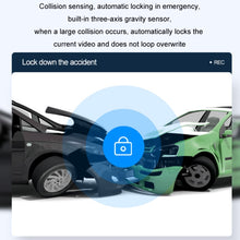 Load image into Gallery viewer, WIFI Mobile Phone 2K Ultra-Clear 360-Degree Rotating Driving Recorder, USB Short Line, Cigarette Lighter, Step-down Line
