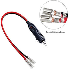 Load image into Gallery viewer, 16AWG 15A 12V/24V Fused Cigarette Lighter Plug With Lead, 1pair