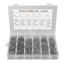 Load image into Gallery viewer, Boxed Car Bumper Broken Repair Welding Wire Nails, 600pcs /Set, 1200pcs /Set, 1500pcs /Set, 1800pcs /Set, 3000pcs /Set