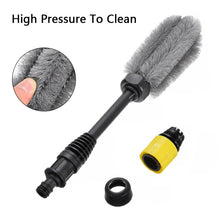 Load image into Gallery viewer, Wheel Hub Brush High Pressure Water-through Soft Bristle Cleaning Brush