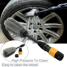 Load image into Gallery viewer, Wheel Hub Brush High Pressure Water-through Soft Bristle Cleaning Brush