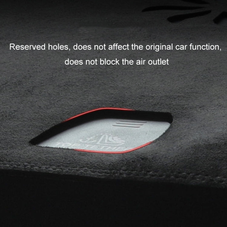 Car Suede Light-Proof Pad, For 2024 Tesla Model Y Dashboard, For 2024 Tesla Model 3 Dashboard, For 2024 Tesla Model 3 Rearwindow