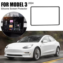 Load image into Gallery viewer, Screen Bumper Protective Cover Silicone Frame, For Tesla Model 3 2024