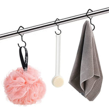 Load image into Gallery viewer, 2pcs Household S Hooks For Hanging Metal Windproof Hooks With Safety Buckle, Black, White