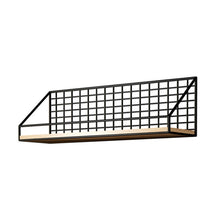 Load image into Gallery viewer, Household Large Non-Punching Organizer Wall Hanging Shelf, Black Basic Model, Black Wooden Ball With Tissue Box