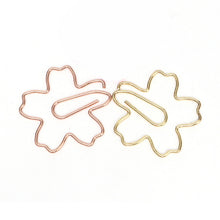 Load image into Gallery viewer, Metal Special-shaped Paper Clips File Classification And Storage Paper Clips, 10pcs /Box Sakura