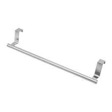 Load image into Gallery viewer, No-Punch Stainless Steel Over Door Towel Rack Cabinet Door Rag Hanging Holder, 23.5cm Silver, 23.5cm Black, 23.5cm White, 36.5cm Silver, 36.5cm Black, 36.5cm White