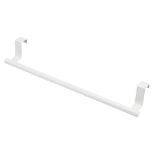 Load image into Gallery viewer, No-Punch Stainless Steel Over Door Towel Rack Cabinet Door Rag Hanging Holder, 23.5cm Silver, 23.5cm Black, 23.5cm White, 36.5cm Silver, 36.5cm Black, 36.5cm White