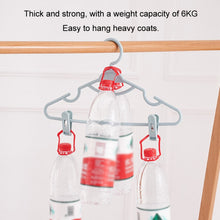 Load image into Gallery viewer, 5pcs Non-slip Hanging Clothes Rack With Clips Household Non-Tracking Adult Clothes Hanger
