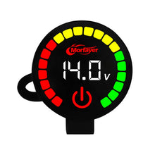 Load image into Gallery viewer, Morfayer Motorcycle Dual Display Intelligent Alarm Power Meter, Voltmeter, Water Temperature Meter, Voltmeter+Water Temperature Meter