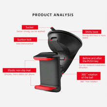 Load image into Gallery viewer, Navigation Car Holder Dashboard Desktop Suction Cup Mobile Phone Holder