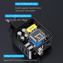 Load image into Gallery viewer, OMS-H6 Bluetooth 5.3 Adapter Wireless Audio Receiver And Transmitter EU Plug, OMS-H6