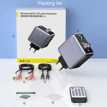 Load image into Gallery viewer, OMS-H6 Bluetooth 5.3 Adapter Wireless Audio Receiver And Transmitter EU Plug, OMS-H6