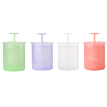 Load image into Gallery viewer, Facial Cleanser Foaming Maker Bubbler Cup Travel Portable Manual Foaming Bottle, Small Purple, Small Transparent, Small Pink, Large Purple, Large Transparent, Large Pink