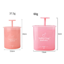 Load image into Gallery viewer, Facial Cleanser Foaming Maker Bubbler Cup Travel Portable Manual Foaming Bottle, Small Purple, Small Transparent, Small Pink, Large Purple, Large Transparent, Large Pink