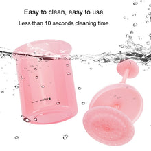 Load image into Gallery viewer, Facial Cleanser Foaming Maker Bubbler Cup Travel Portable Manual Foaming Bottle, Small Purple, Small Transparent, Small Pink, Large Purple, Large Transparent, Large Pink