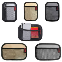 Load image into Gallery viewer, Microfiber Leather Car Mobile Phone Sticky Storage Net Bag, H005 Black Small, H006 Beige Small, H007 Gray Small, H008 Black Large, H009 Beige Large, H010 Gray Large
