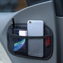 Load image into Gallery viewer, Microfiber Leather Car Mobile Phone Sticky Storage Net Bag, H005 Black Small, H006 Beige Small, H007 Gray Small, H008 Black Large, H009 Beige Large, H010 Gray Large
