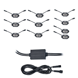Car Chassis Light RGB Colorful Atmosphere Light, 8 in 1, 10 in 1, 12 in 1