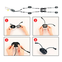 Load image into Gallery viewer, Car Chassis Light RGB Colorful Atmosphere Light, 8 in 1, 10 in 1, 12 in 1
