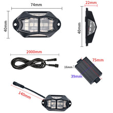 Load image into Gallery viewer, Car Chassis Light RGB Colorful Atmosphere Light, 8 in 1, 10 in 1, 12 in 1
