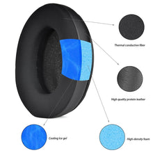 Load image into Gallery viewer, Ear Pads For HyperX / Cloud Alpha / Cloud Flight Wireless Headsets, 1pair Lychee Pattern, 1pair Coolig Gel