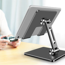 Load image into Gallery viewer, Aluminum Alloy Tablet Stand Desktop Folding Mobile Phone Stand, MT134