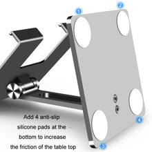 Load image into Gallery viewer, Aluminum Alloy Tablet Stand Desktop Folding Mobile Phone Stand, MT134