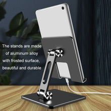Load image into Gallery viewer, Aluminum Alloy Tablet Stand Desktop Folding Mobile Phone Stand, MT134