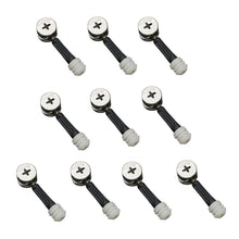Load image into Gallery viewer, 3 In 1 Screw Connector Furniture Link Fixer Closet Eccentric Wheel Nut Connection Fastener, 10pcs 40mm, 10pcs 35mm