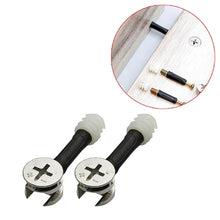 Load image into Gallery viewer, 3 In 1 Screw Connector Furniture Link Fixer Closet Eccentric Wheel Nut Connection Fastener, 10pcs 40mm, 10pcs 35mm