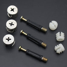 Load image into Gallery viewer, 3 In 1 Screw Connector Furniture Link Fixer Closet Eccentric Wheel Nut Connection Fastener, 10pcs 40mm, 10pcs 35mm