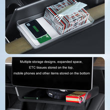 Load image into Gallery viewer, For Tesla Model Y/3 Screen Storage Box, Model Y/3 Translucent White + Black, Model Y/3 Translucent Black + Black, Model Y/3 Translucent White + White, 2024 Model 3 Translucent White + Black, 2024 Model 3 Translucent Black + Black                       ...