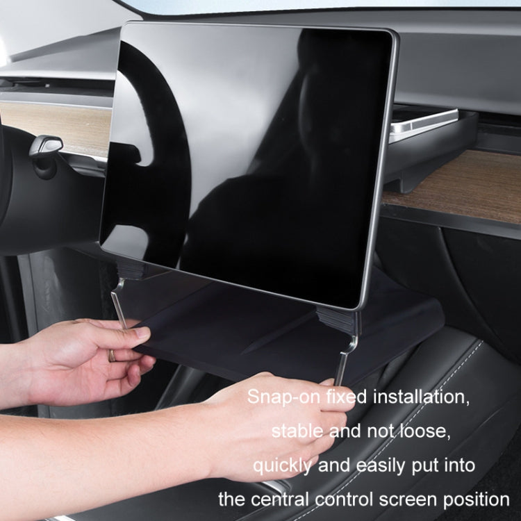For Tesla Model Y/3 Screen Storage Box, Model Y/3 Translucent White + Black, Model Y/3 Translucent Black + Black, Model Y/3 Translucent White + White, 2024 Model 3 Translucent White + Black, 2024 Model 3 Translucent Black + Black                       ...