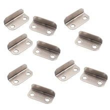 Load image into Gallery viewer, 10pcs Lock Accessories L-Shaped Right Angle Office Drawer Lock Plate Furniture Parts Door Stopper