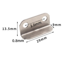 Load image into Gallery viewer, 10pcs Lock Accessories L-Shaped Right Angle Office Drawer Lock Plate Furniture Parts Door Stopper