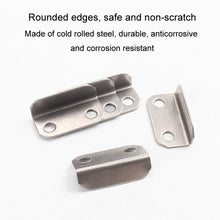 Load image into Gallery viewer, 10pcs Lock Accessories L-Shaped Right Angle Office Drawer Lock Plate Furniture Parts Door Stopper
