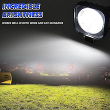Load image into Gallery viewer, 12W 9-30V Car Mixed Light Work Light With Wire Set, Square, Round