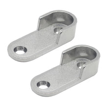 Load image into Gallery viewer, 2pcs Wardrobe Closet Rod End Support Bracket Alloy Holder Hardware Furniture Accessories, Thickened, Normal