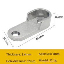 Load image into Gallery viewer, 2pcs Wardrobe Closet Rod End Support Bracket Alloy Holder Hardware Furniture Accessories, Thickened, Normal