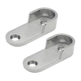 2pcs Wardrobe Closet Rod End Support Bracket Alloy Holder Hardware Furniture Accessories, Thickened, Normal