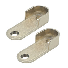 Load image into Gallery viewer, 2pcs Wardrobe Closet Rod End Support Bracket Alloy Holder Hardware Furniture Accessories, Thickened, Normal