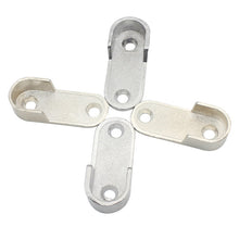 Load image into Gallery viewer, 2pcs Wardrobe Closet Rod End Support Bracket Alloy Holder Hardware Furniture Accessories, Thickened, Normal