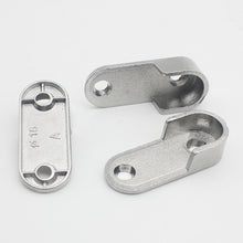 Load image into Gallery viewer, 2pcs Wardrobe Closet Rod End Support Bracket Alloy Holder Hardware Furniture Accessories, Thickened, Normal