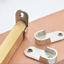 Load image into Gallery viewer, 2pcs Wardrobe Closet Rod End Support Bracket Alloy Holder Hardware Furniture Accessories, Thickened, Normal