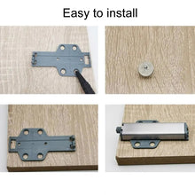 Load image into Gallery viewer, With Screws Cabinet Catch Magnetic Latches Push To Open Drawer Door Stopper, Plane Bottom
