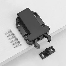 Bouncing Press Type Cabinet Door Catches Self Lock Hidden Drawer Cupboard Door Closer