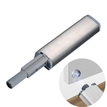 Load image into Gallery viewer, Magnetic Push Latches Cabinet Door Rebounder No Handle Push to Open Cabinet Hardware, Flat Bottom