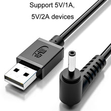 Load image into Gallery viewer, JINGHUA U550C USB To DC Charging Cable Small Appliance Power Cord, 3.5mm, 5.5mm