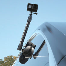 Load image into Gallery viewer, Car Phone Mount Extension Arm Double Jointed Swivel Adjustment Carbon Fiber Bracket Connecting Rod, 140mm For 20mm Ball Head, 170mm For 25.4mm Ball Head
